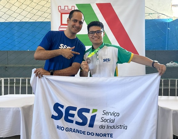 SESI Escola São Gonçalo conquista bronze e se destaca nas disputas por equipes nos JERNS